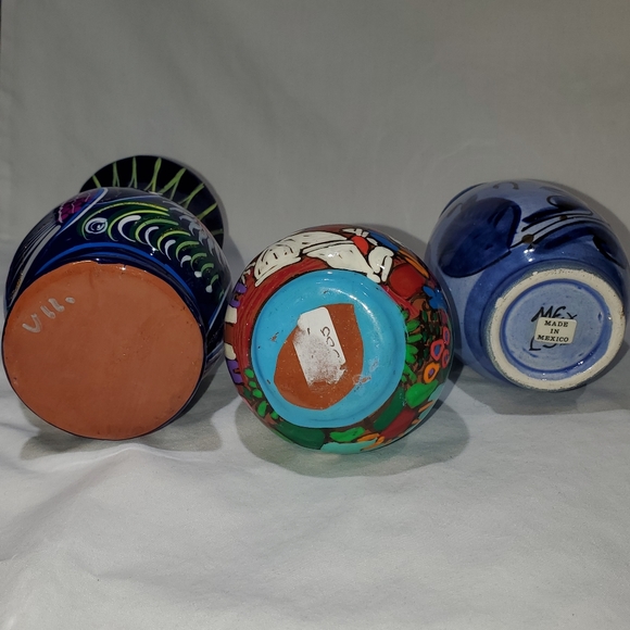 Lot of 3 Made in Mexico Bud Vases - Picture 5 of 6